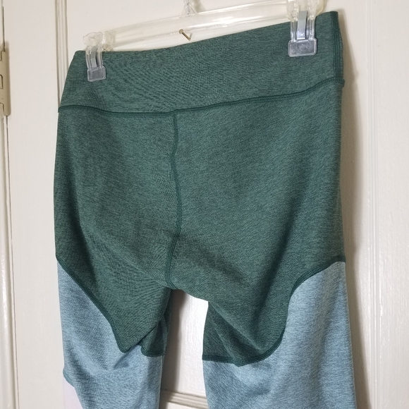 OUTDOOR VOICES green gray pink athletic activewear leggings M - Picture 5 of 6